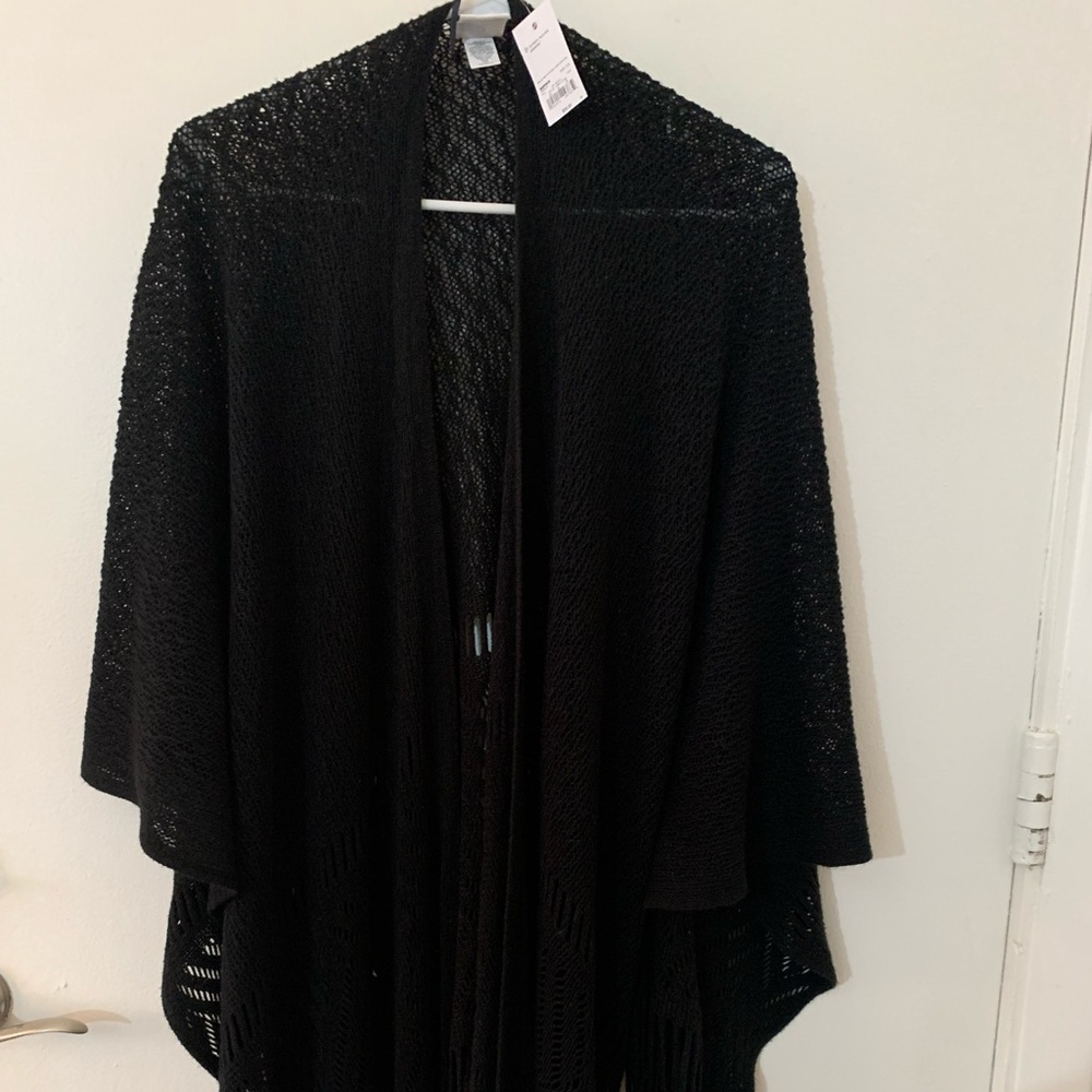 Women’s Sonoma Black Shaw/Wrap NWT